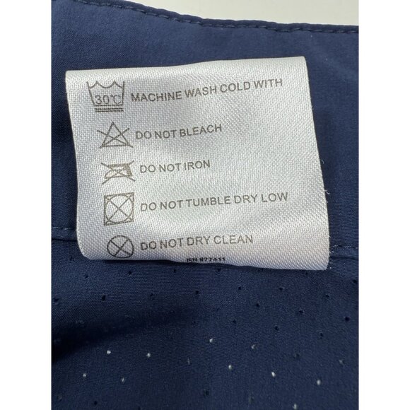 Palmyth Mens Cargo Shorts Size 2XL Performance Fishing Outdoors Utility Navy - Picture 12 of 14